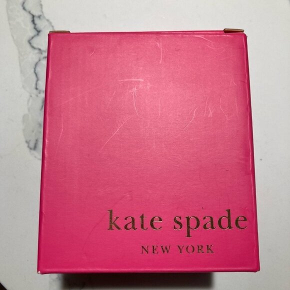 KATE SPADE “Live Colorfully” Green and White Mug New In Box  NWT - Picture 3 of 9